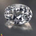 Natural Petalite 35.29 Carats White Oval 28x20 mm Loose Gemstone - Image 2
