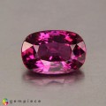 Natural Rhodolite garnet 1.91 Carats Purple Cushion 9x6 mm Loose Gemstone - Image 1
