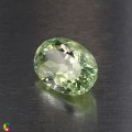 Natural Amblygonite 1.43 Carats Greenish Yellow Oval 8x6 mm Loose Gemstone - Image 3