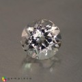 Natural Acrolite 2.34 Carats White Round 8x6 mm Loose Gemstone - Image 5