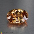 Natural Zircon 5.35 Carats Imperial Brown Oval 12x8 mm Loose Gemstone - Image 3