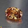 Natural Zircon 5.35 Carats Imperial Brown Oval 12x8 mm Loose Gemstone - Image 2