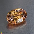 Natural Zircon 5.35 Carats Imperial Brown Oval 12x8 mm Loose Gemstone - Image 1