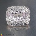 Natural Morganite 38.70 Carats Light Peach White Cushion Concave 23x20 mm Loose Gemstone - Image 1