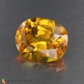 Natural Sapphire 3.28 Carats Golden Yellow Oval 10x8 mm Loose Gemstone - Image 2