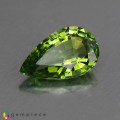 Natural Tourmaline 3.78 Carats Fine Green Pear 14x9 mm Loose Gemstone - Image 1