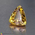Natural Grossular garnet 4.59 Carats Yellow Trilliant  11x9 mm Loose Gemstone - Image 2