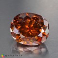 Natural Sphalerite 25.79 Carats Fire Orange Oval 18x15 mm Loose Gemstone - Image 3