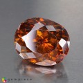 Natural Sphalerite 25.79 Carats Fire Orange Oval 18x15 mm Loose Gemstone - Image 2