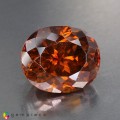 Natural Sphalerite 25.79 Carats Fire Orange Oval 18x15 mm Loose Gemstone - Image 7