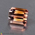 Natural Tourmaline 2.27 Carats Champagne Pink Emerald Cut 8x6 mm Loose Gemstone - Image 2