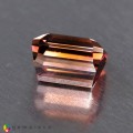 Natural Tourmaline 2.27 Carats Champagne Pink Emerald Cut 8x6 mm Loose Gemstone - Image 4