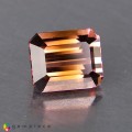 Natural Tourmaline 2.27 Carats Champagne Pink Emerald Cut 8x6 mm Loose Gemstone - Image 5
