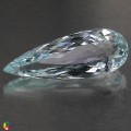Natural Aquamarine 11.02 Carats Ice Blue Pear 27x10 mm Loose Gemstone - Image 1