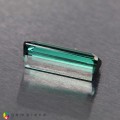 Natural Tourmaline 1.45 Carats Blue Green Emerald Cut 10x4 mm Loose Gemstone - Image 3