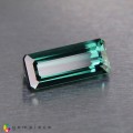 Natural Tourmaline 1.45 Carats Blue Green Emerald Cut 10x4 mm Loose Gemstone - Image 4