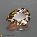 Natural Tourmaline 6.12 Carats Champagne Green Pear 14x10 mm Loose Gemstone - Image 3