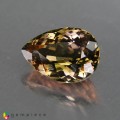Natural Tourmaline 6.12 Carats Champagne Green Pear 14x10 mm Loose Gemstone - Image 2
