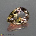 Natural Tourmaline 6.12 Carats Champagne Green Pear 14x10 mm Loose Gemstone - Image 7