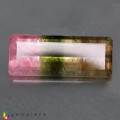 Natural Tourmaline 40.32 Carats Tri-Color Emerald 35x14 mm Loose Gemstone - Image 7