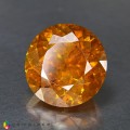 Natural Sphalerite 14.92 Carats Golden Yellow Round 14x10 mm Loose Gemstone - Image 2