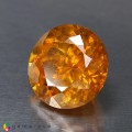 Natural Sphalerite 14.92 Carats Golden Yellow Round 14x10 mm Loose Gemstone - Image 3