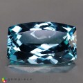 Natural Topaz 36.39 Carats Teal Blue Cushion 26x16 mm Loose Gemstone - Image 1