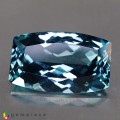 Natural Topaz 36.39 Carats Teal Blue Cushion 26x16 mm Loose Gemstone - Image 2