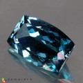 Natural Topaz 36.39 Carats Teal Blue Cushion 26x16 mm Loose Gemstone - Image 3