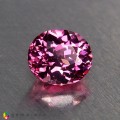 Natural Malaya garnet 1.29 Carats Purplish Pink Oval 7x6 mm Loose Gemstone - Image 1
