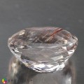 Natural Copper red rutile topaz 36.70 Carats White Cushion 20x17 mm Loose Gemstone - Image 4