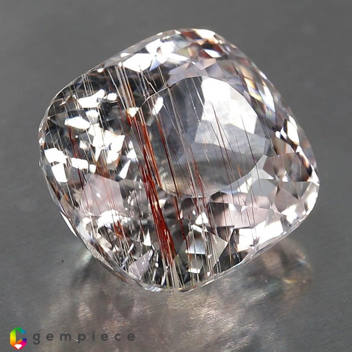 Showing image for copper red rutile topaz copper red rutile topaz image
