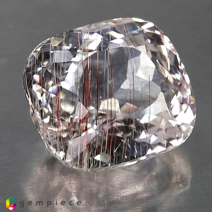 Showing image for copper red rutile topaz copper red rutile topaz image