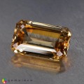 Natural Zircon 6.79 Carats Imperial Brown Emerald Cut 12x8 mm Loose Gemstone - Image 3
