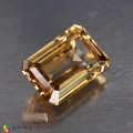 Natural Zircon 6.79 Carats Imperial Brown Emerald Cut 12x8 mm Loose Gemstone - Image 6