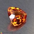 Natural Spessartite garnet 1.12 Carats Mandarin Orange Trilliant  6x3 mm Loose Gemstone - Image 5