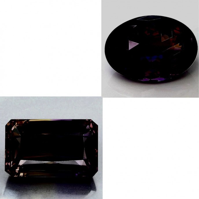 Ametrine 2 Piece Mixed Lot with some inclusions inside Ametrine 2 Piece Mixed Lot with some inclusions inside