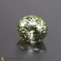 Natural Sillimanite 9.26 Carats Light Yellow Green Oval 13x12 mm Loose Gemstone - Image 3