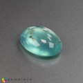 Natural Peru opal 13.86 Carats Baby Sea Blue Green Oval Cabochon 21x16 mm Loose Gemstone - Image 2
