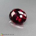 Natural Rhodolite garnet 12.82 Carats Purplish Pink Oval Cabochon 15x13 mm Loose Gemstone - Image 2