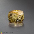Natural Tourmaline 8.16 Carats Honey Yellow Cushion 14x11 mm Loose Gemstone - Image 1