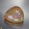 Natural Opal 28.27 Carats Rainbow Trilliant Cabochon 23x22 mm Loose Gemstone - Image 1