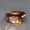 Natural Sphalerite 53.27 Carats Orange Yellow with Red Flashes Cushion 23x17 mm Loose Gemstone - Image 5