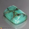 Natural Peru opal 35.84 Carats Sea Blue Green Cushion Cabochon 25x19 mm Loose Gemstone - Image 8