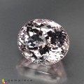 Natural Kunzite 41.34 Carats White Oval 22x19 mm Loose Gemstone - Image 2