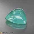 Natural Peru opal 18.37 Carats Paraiba Blue Green Trilliant Cabochon 21x20 mm Loose Gemstone - Image 1