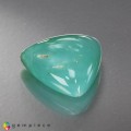 Natural Peru opal 18.37 Carats Paraiba Blue Green Trilliant Cabochon 21x20 mm Loose Gemstone - Image 2