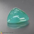 Natural Peru opal 18.37 Carats Paraiba Blue Green Trilliant Cabochon 21x20 mm Loose Gemstone - Image 3
