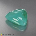Natural Peru opal 18.37 Carats Paraiba Blue Green Trilliant Cabochon 21x20 mm Loose Gemstone - Image 4
