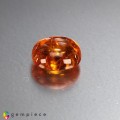 Natural Spessartite garnet 5.50 Carats Mandarin Orange Oval Cabochon 10x9 mm Loose Gemstone - Image 1